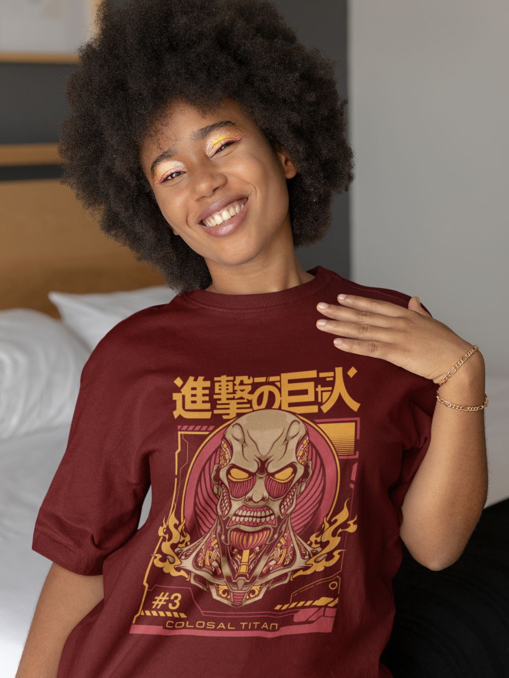 Gothic Anime Print Loose T-Shirts - Kawaii Fashion Shop | Cute Asian  Japanese Harajuku Cute Kawaii Fashion Clothing