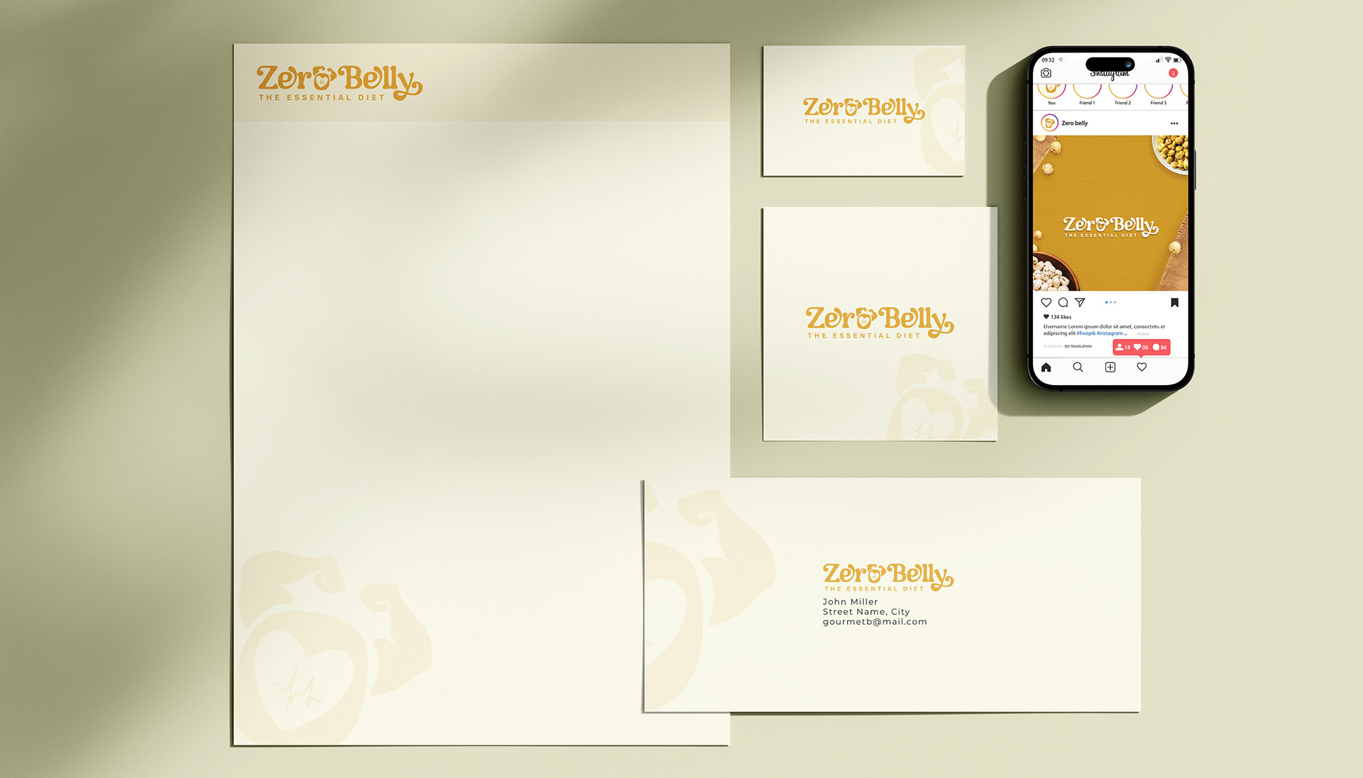 Zero Belly Business Mockups